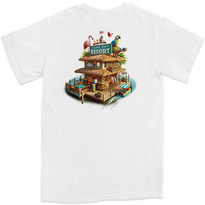 Island Jay's Resort Vintage T-Shirt White