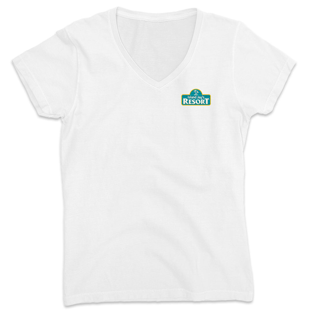 Women's Island Jay's Resort Vintage V-Neck T-Shirt
