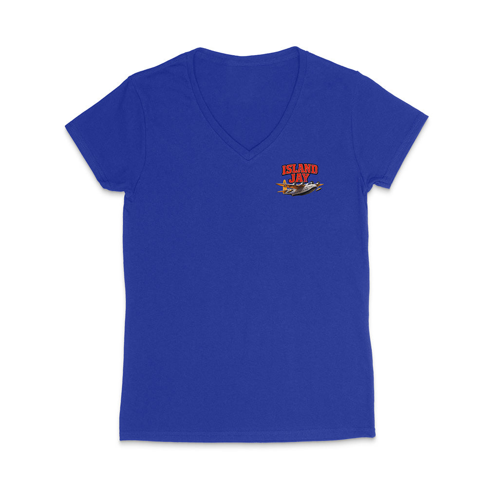 Women's Island Jay Find Your Paradise V-Neck T-Shirt