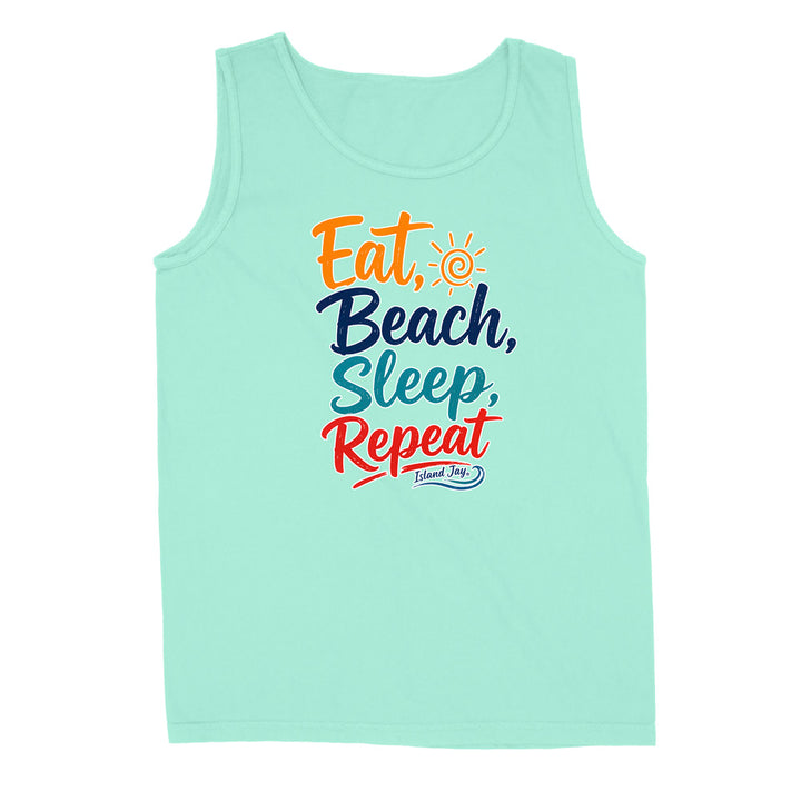 Eat, Beach, Sleep, Repeat Tank Top