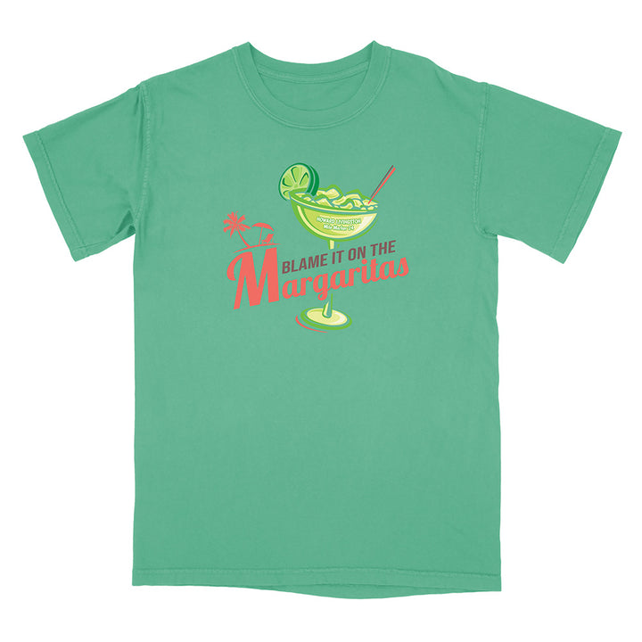 Howard Livingston Blame It On the Margaritas T-Shirt Island Green