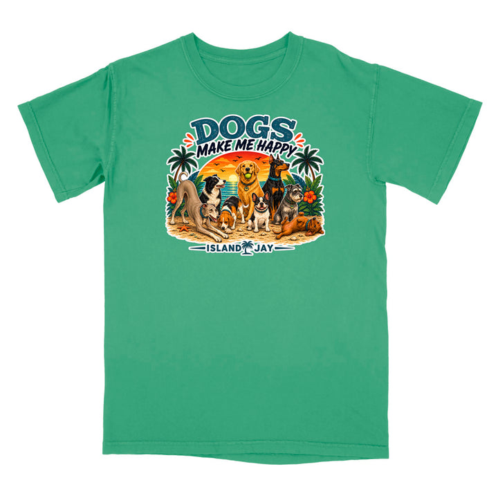 Dogs Make Me Happy T-Shirt
