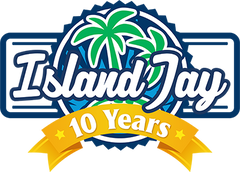 island jay 10 year logo 400 px