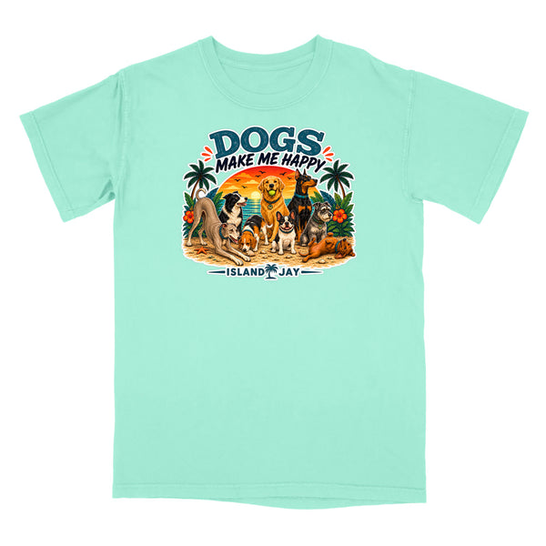 Dogs Make Me Happy T-Shirt