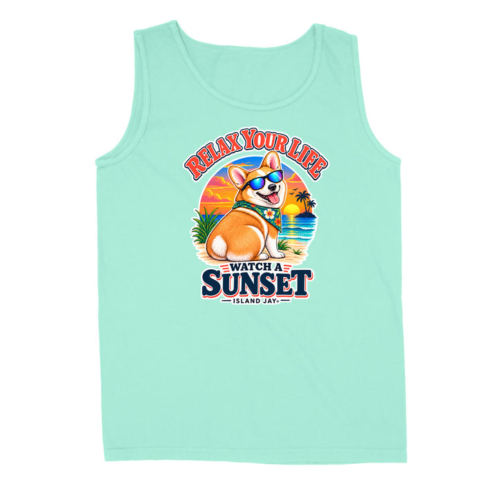 Relax Your Life Watch a Sunset Tank Top