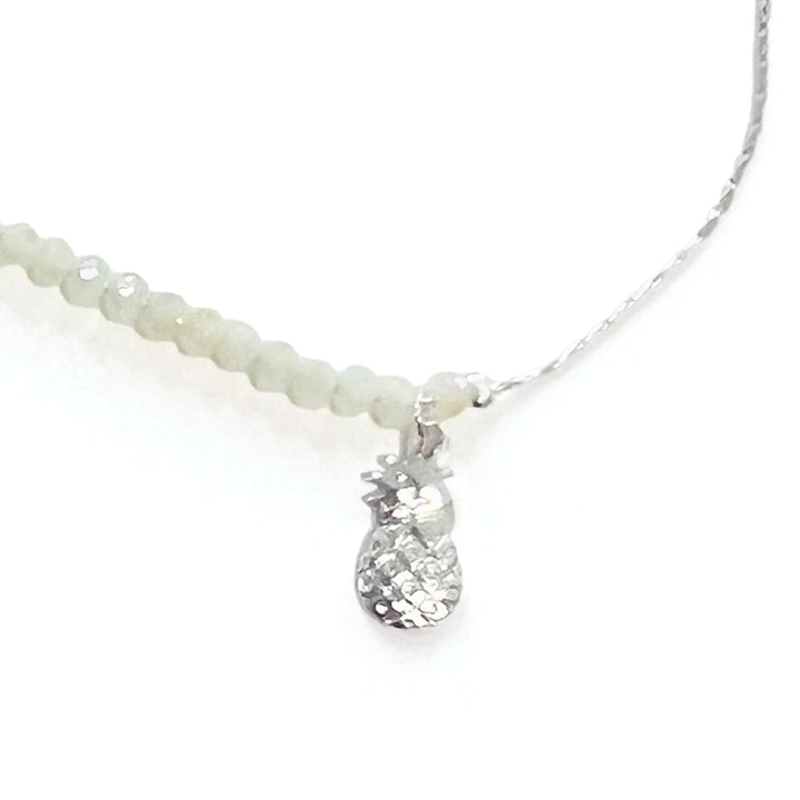 Crystal Pineapple Charm Anklet 