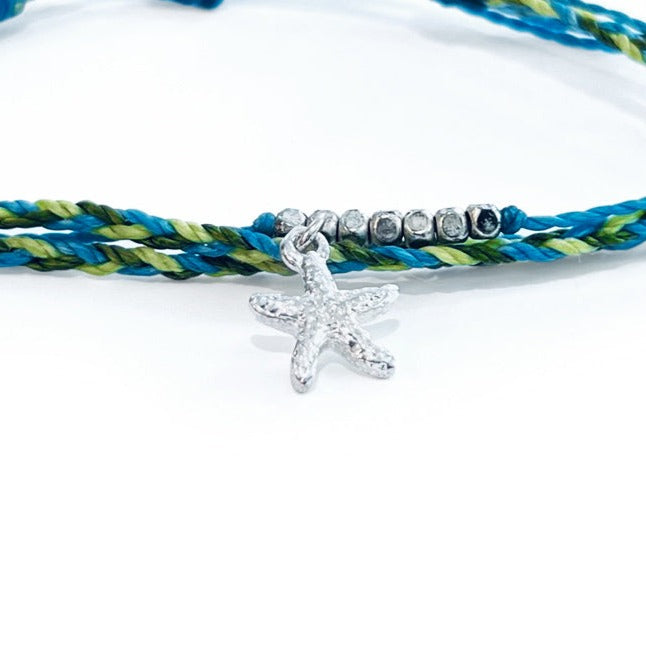 Viva Life Starfish Charm Bracelet Closeup