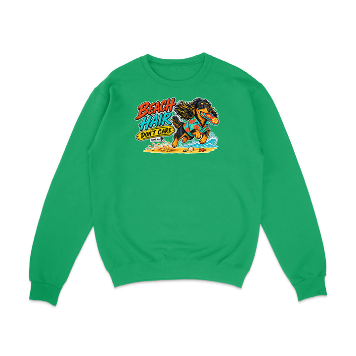 Beach Hair Don't Care Dog Sweatshirt
