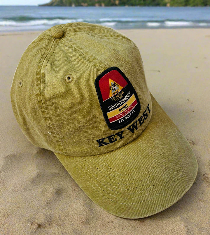 Key West southernmost point khaki hat