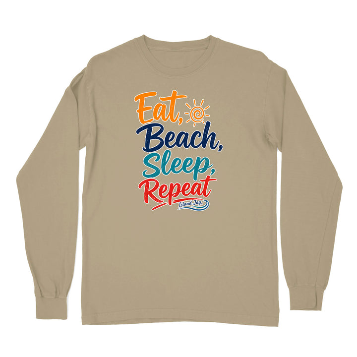 Eat, Beach, Sleep, Repeat Long Sleeve Shirt