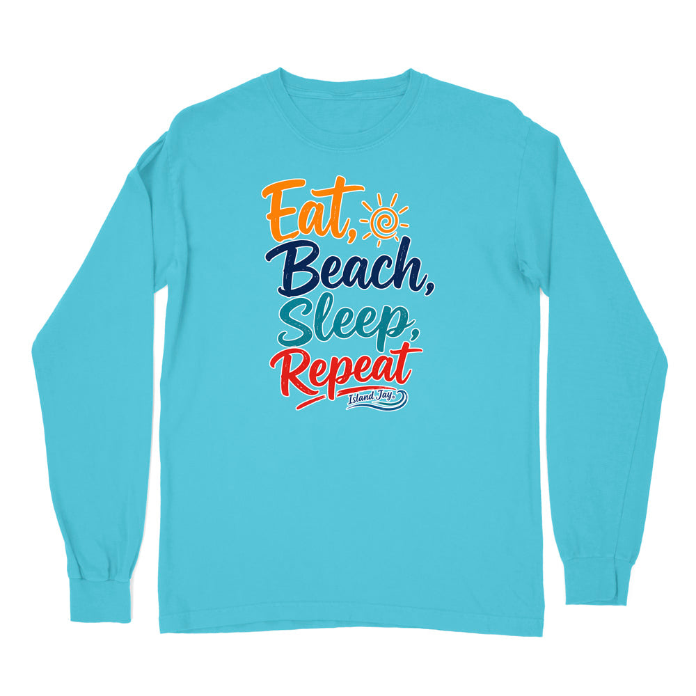 Eat, Beach, Sleep, Repeat Long Sleeve Shirt