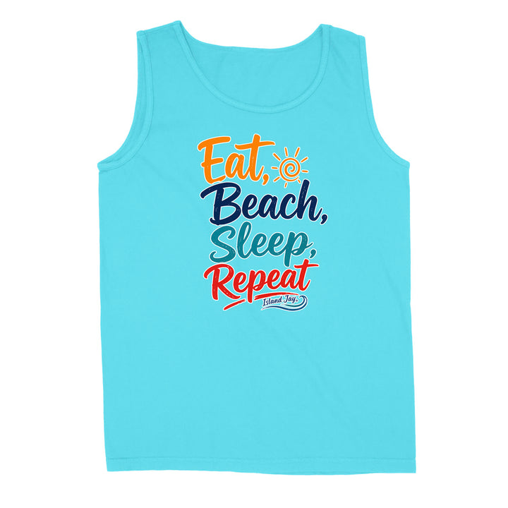 Eat, Beach, Sleep, Repeat Tank Top