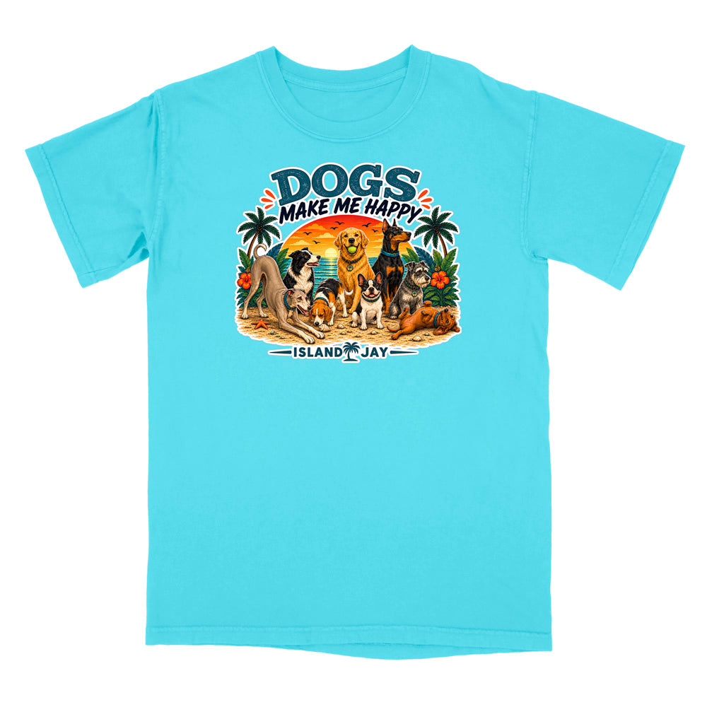 Dogs Make Me Happy T-Shirt