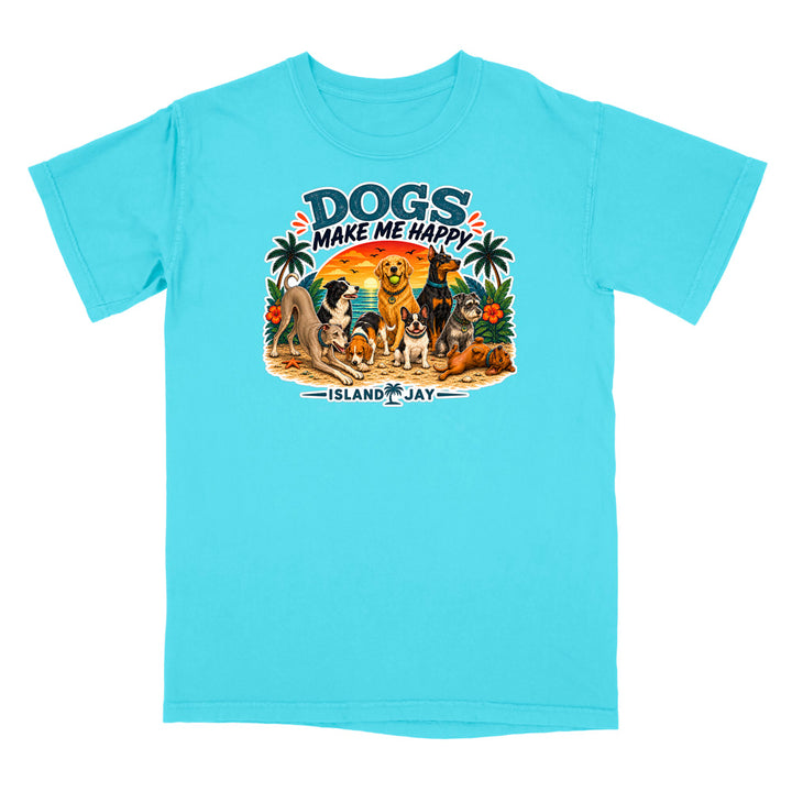 Dogs Make Me Happy T-Shirt