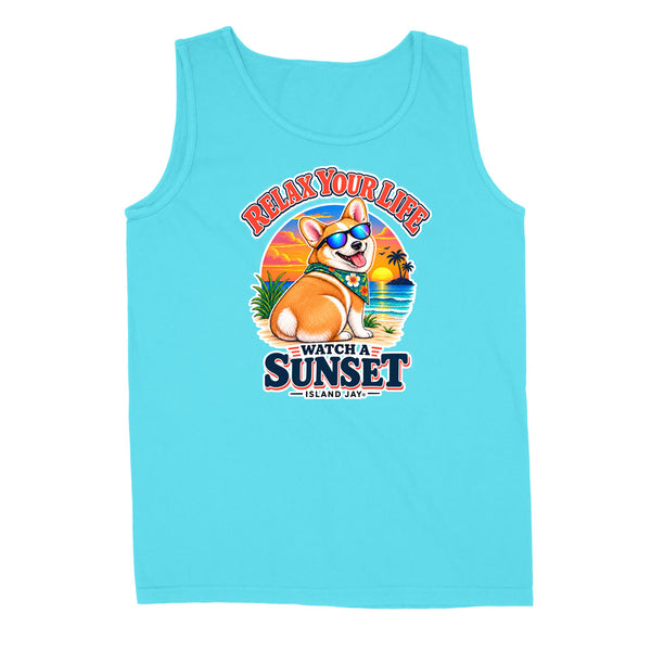 Relax Your Life Watch a Sunset Tank Top
