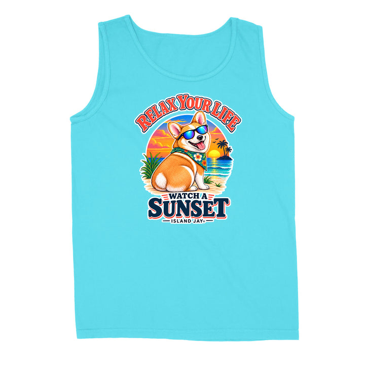 Relax Your Life Watch a Sunset Tank Top