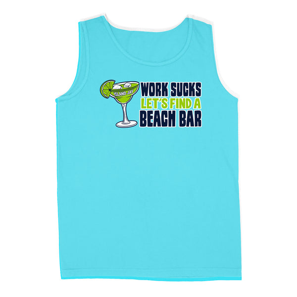 Work Sucks Let's Find a Beach Bar Original Tank Top