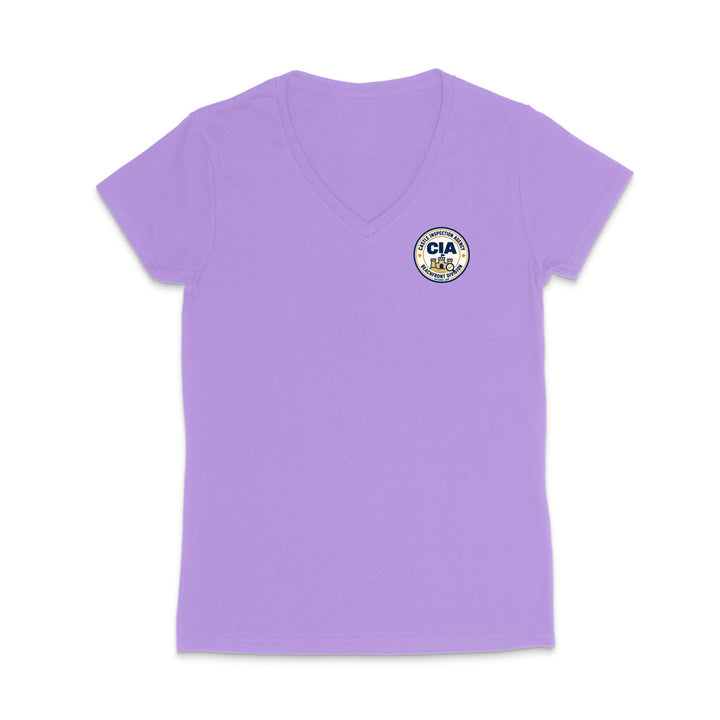 Castle Inspection Agency WOMEN'S V-Neck T-Shirt
