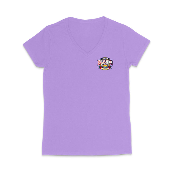 Chief Relaxation Officer WOMEN'S V-Neck T-Shirt