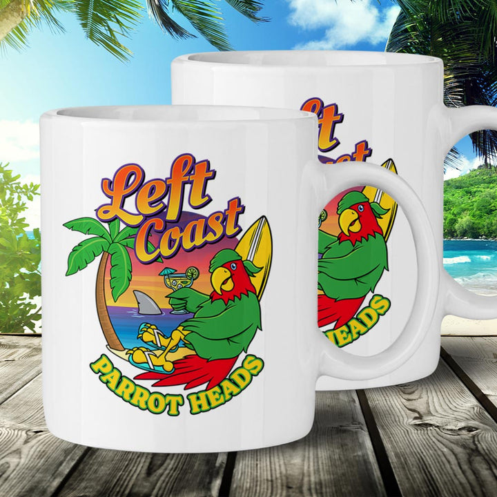Left Coast Parrot Head Club 11oz Ceramic Mug