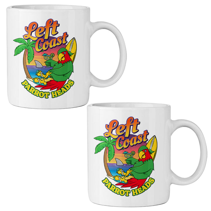 Left Coast Parrot Head Club 11oz Ceramic Mug