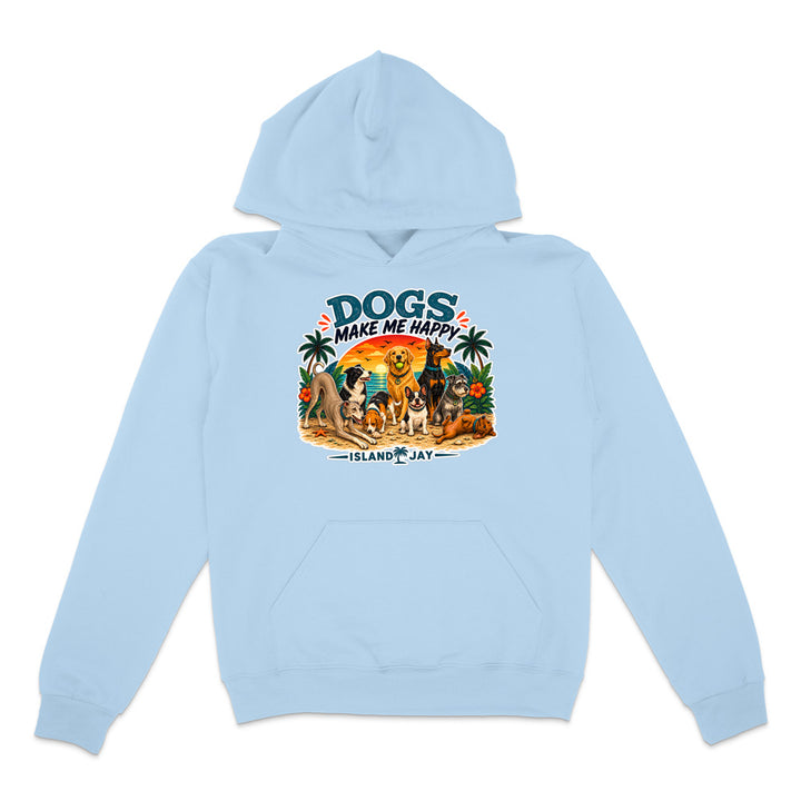 Dogs Make Me Happy Hoodie