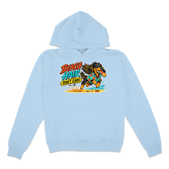 Beach Hair Don't Care Dog Hoodie