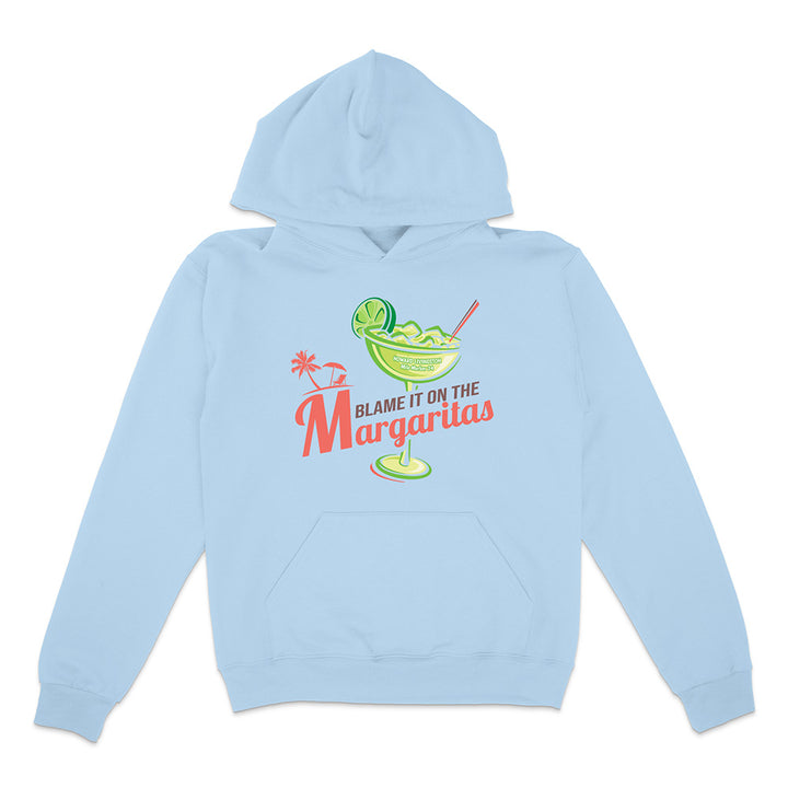 Howard Livingston Blame It on the Margaritas Soft Style Pullover Hoodie Light Blue