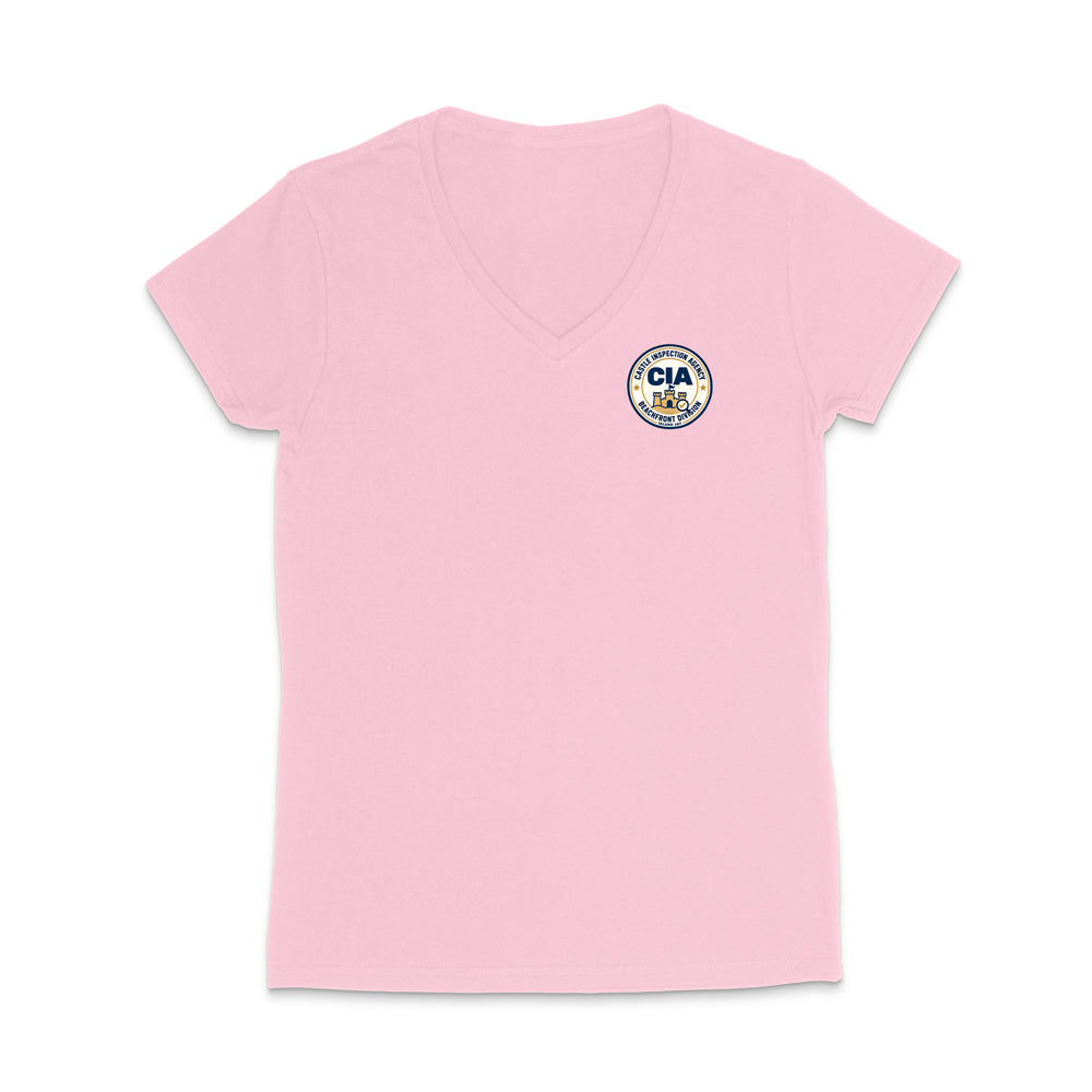 Castle Inspection Agency WOMEN'S V-Neck T-Shirt