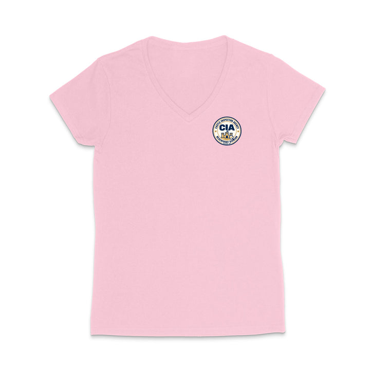 Castle Inspection Agency WOMEN'S V-Neck T-Shirt
