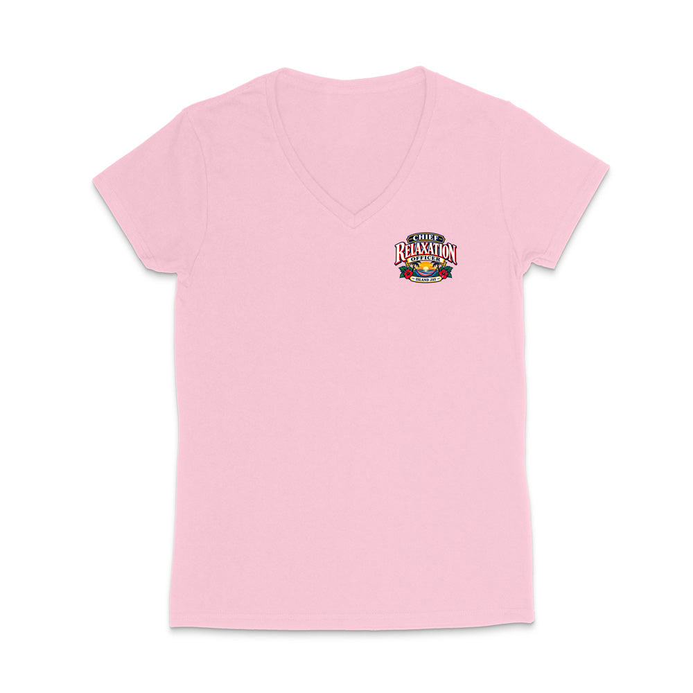 Chief Relaxation Officer WOMEN'S V-Neck T-Shirt