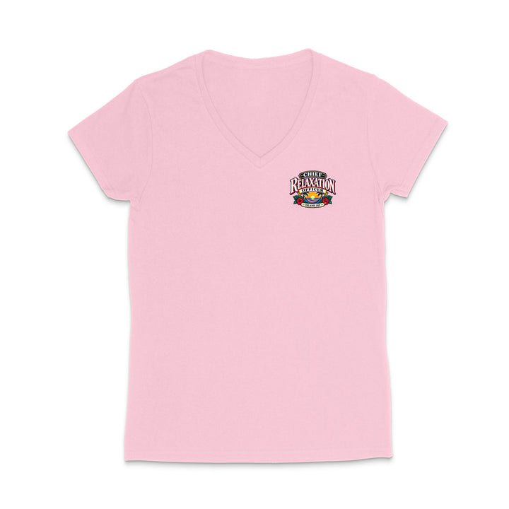 Chief Relaxation Officer WOMEN'S V-Neck T-Shirt