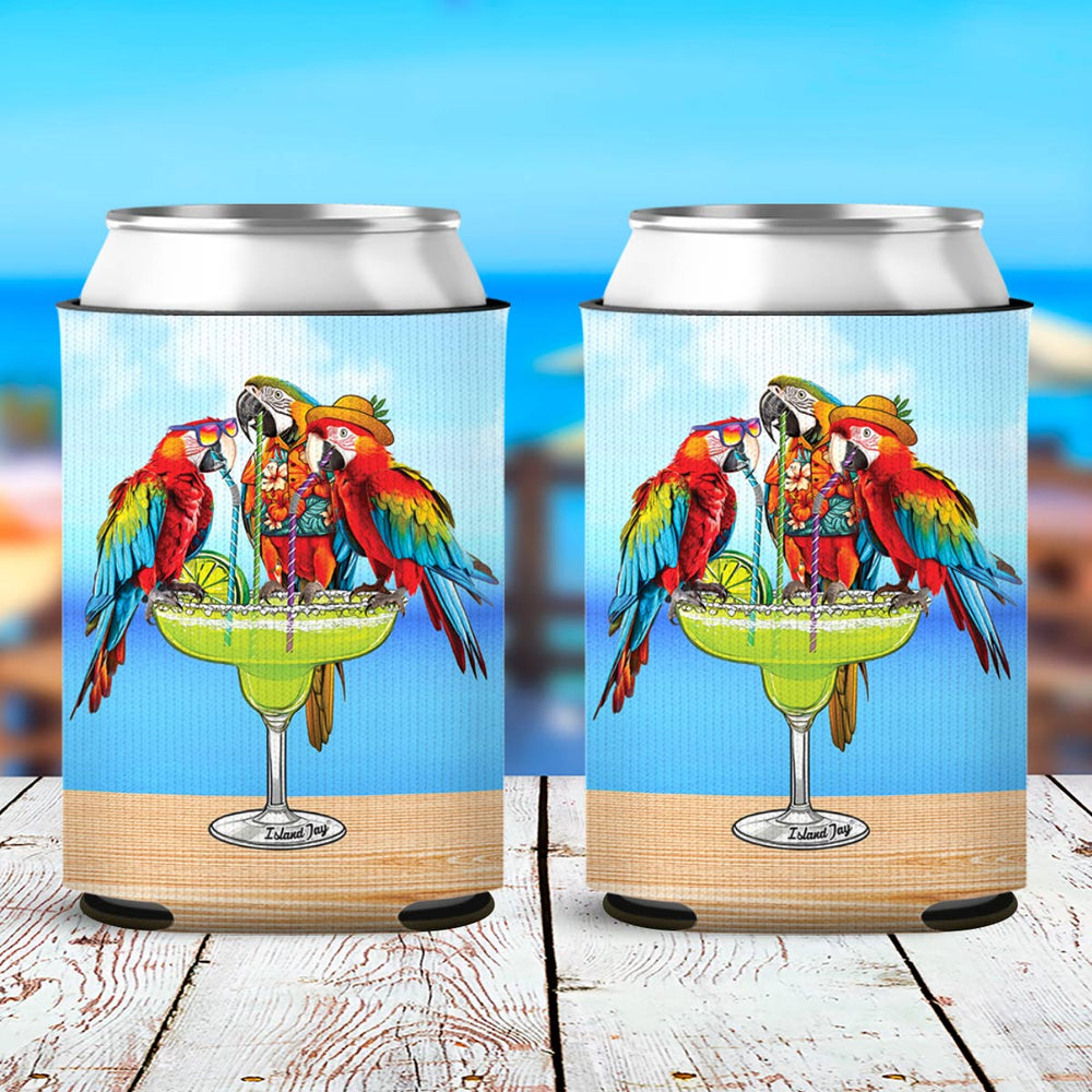 Margarita Parrot Party Can Cooler Sleeve