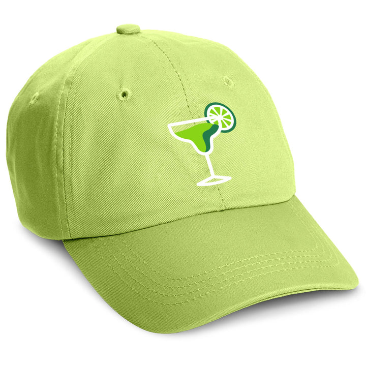 Margarita Recipe Embroidered Hat Key Lime