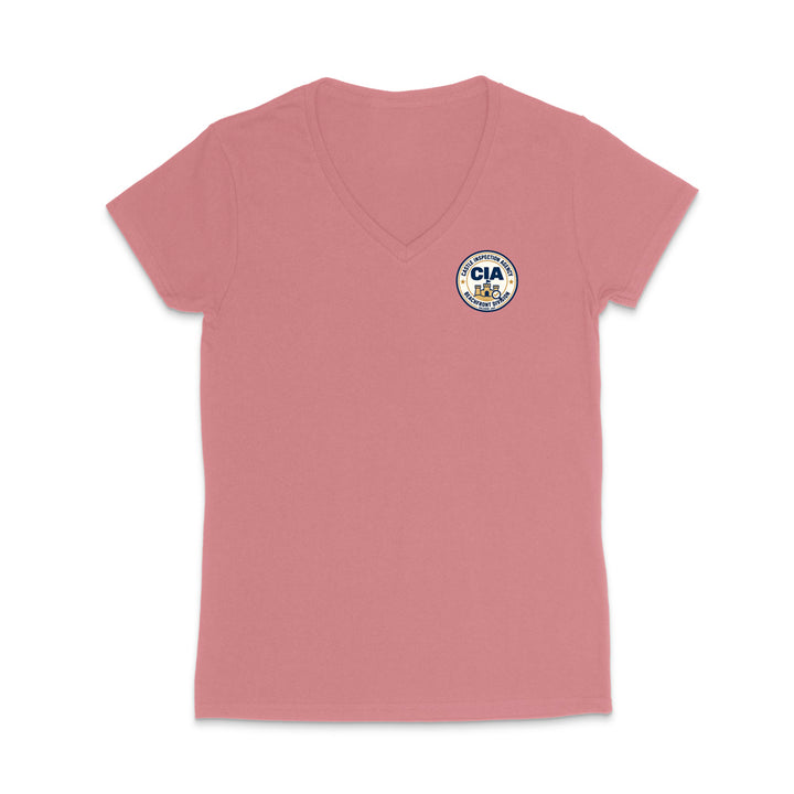 Castle Inspection Agency WOMEN'S V-Neck T-Shirt