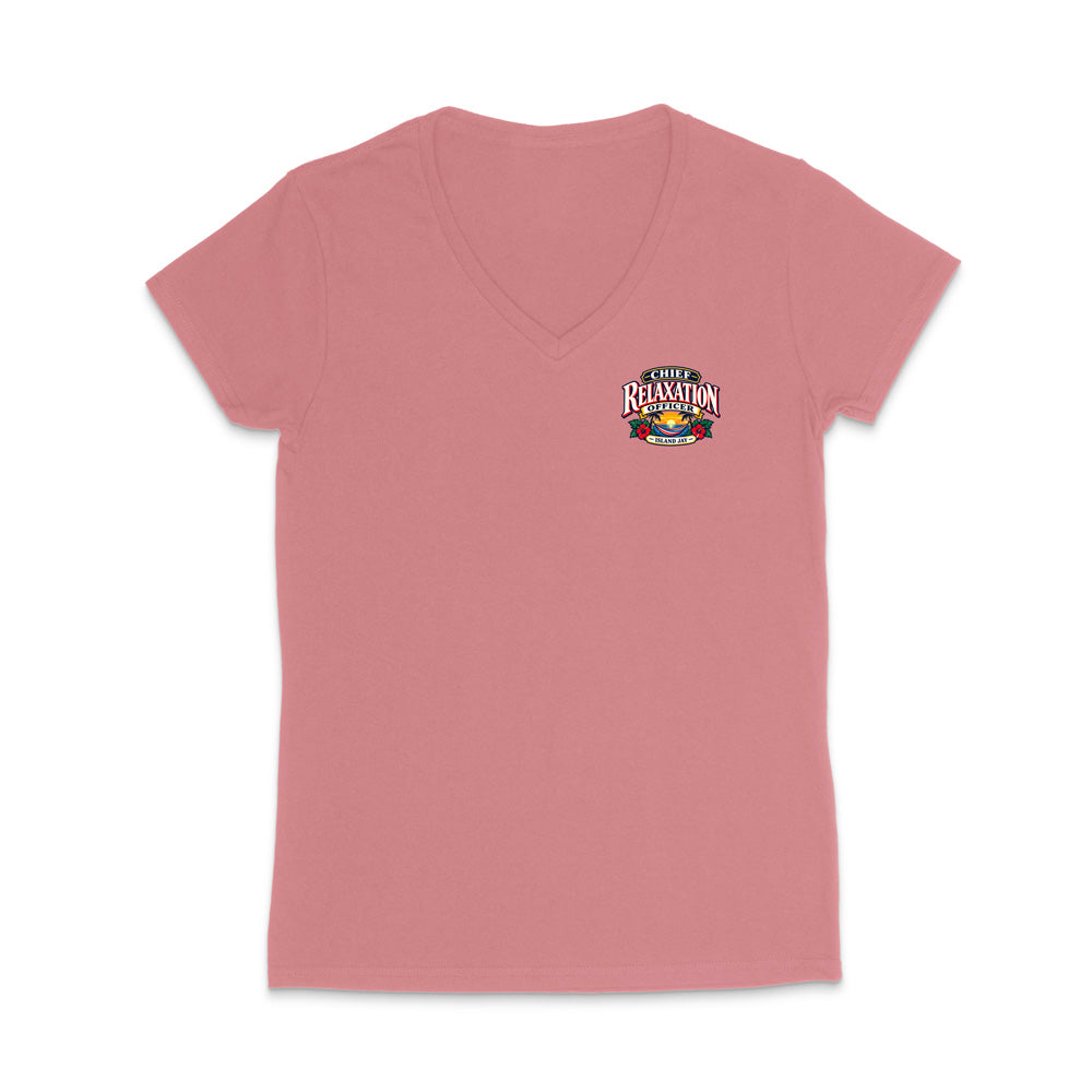 Chief Relaxation Officer WOMEN'S V-Neck T-Shirt