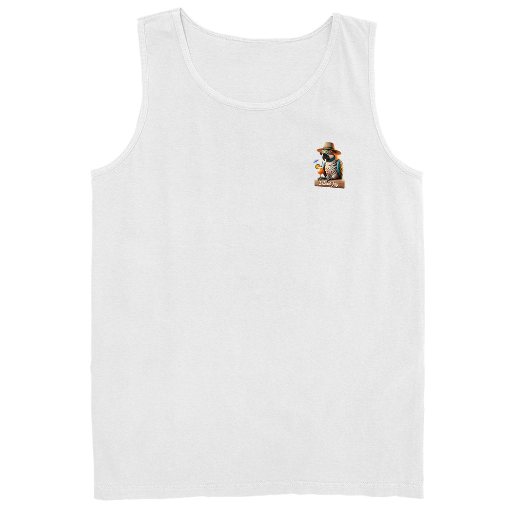 A Parrots Feathers Of Wisdom Vintage Tank Top Front