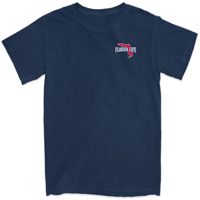 Siesta Key Florida State Flag T-Shirt