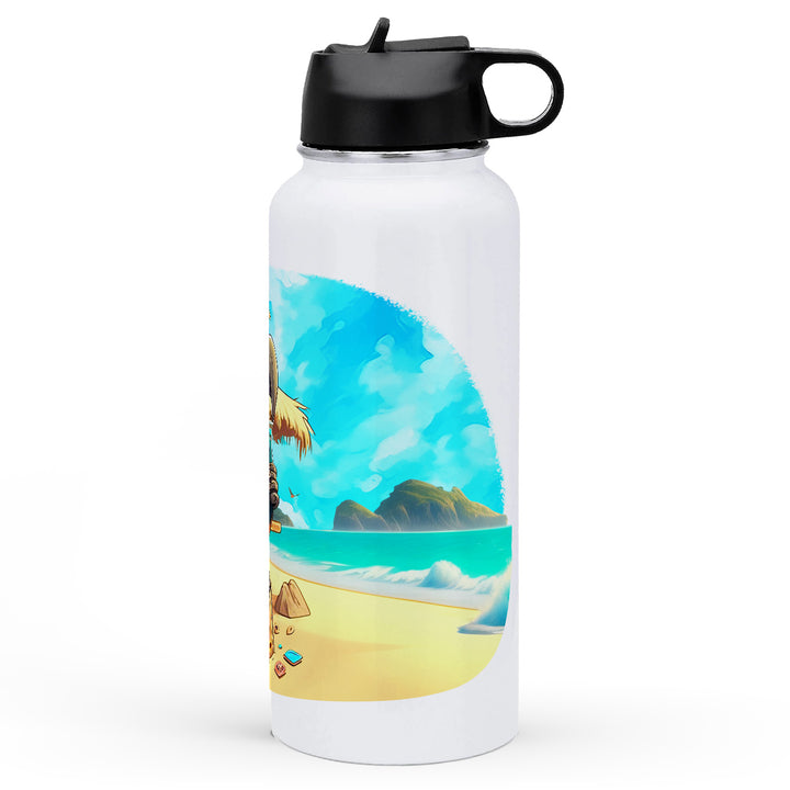 Sips and Squawks Moku 32oz Insulated Water Bottle