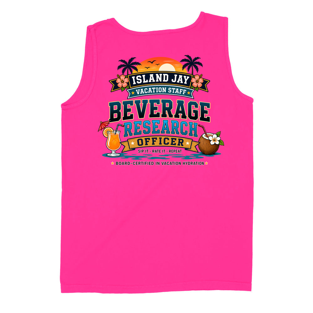 Beverage Research Officer Staff Shirt Tank Top