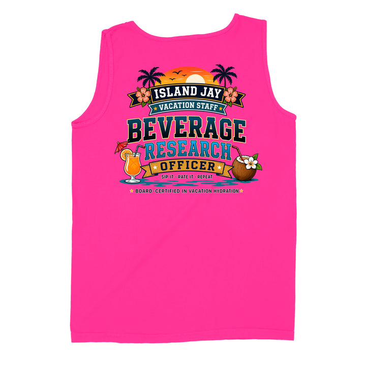 Beverage Research Officer Staff Shirt Tank Top