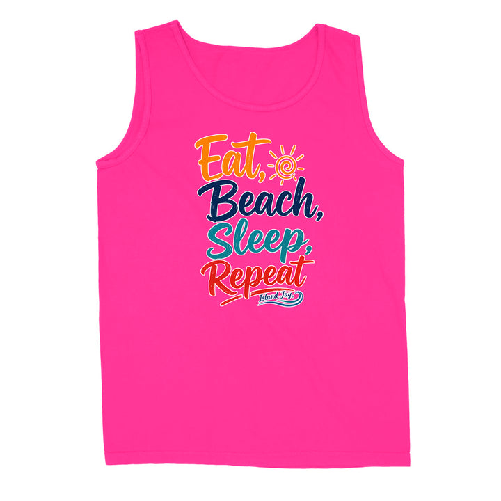 Eat, Beach, Sleep, Repeat Tank Top