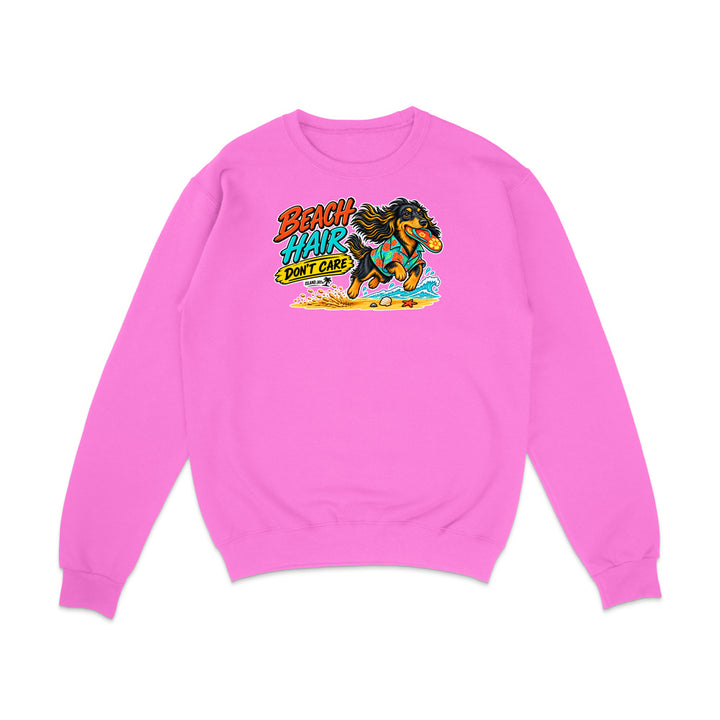 Beach Hair Don't Care Dog Sweatshirt