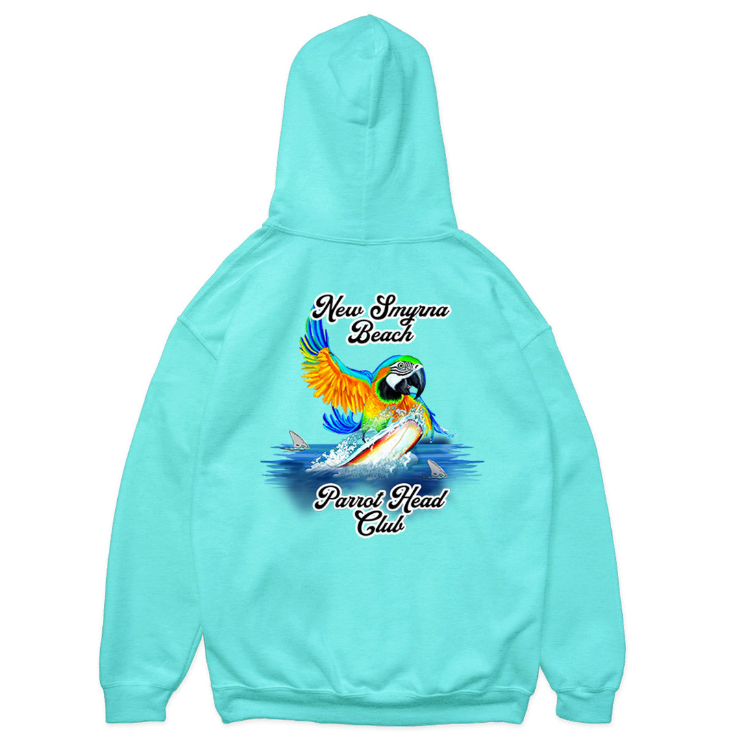 New Smyrna Beach Parrot Head Club Soft Style Pullover Hoodie