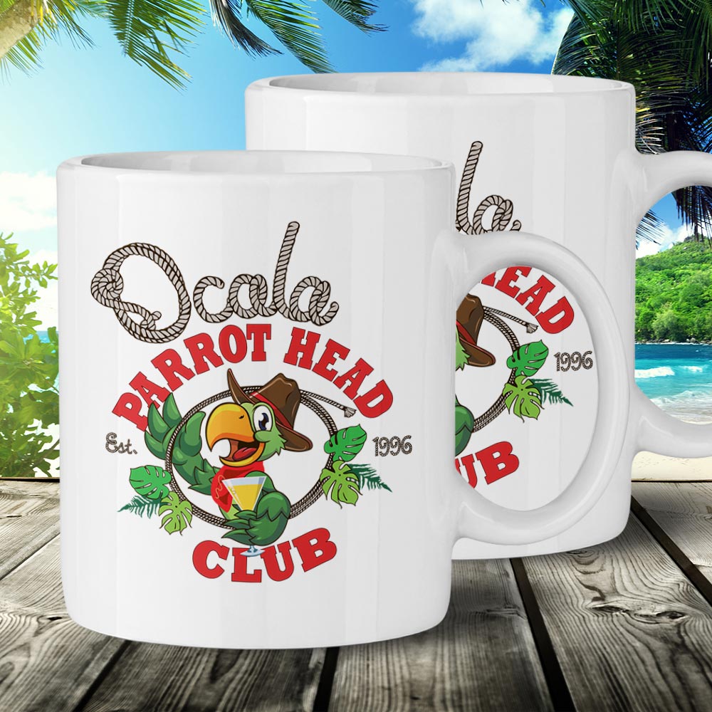 Ocala Parrot Head Club 11oz Ceramic Mug