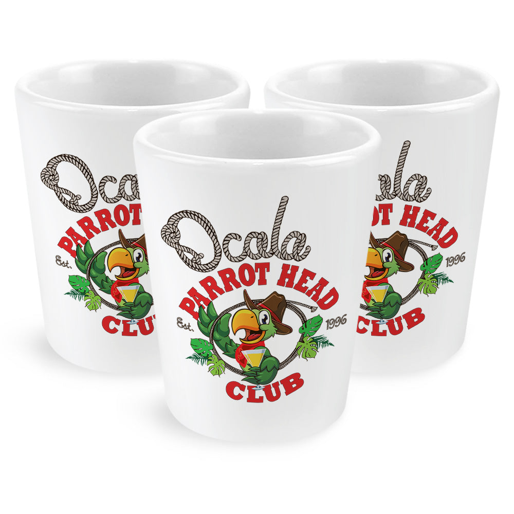 Ocala Parrot Head Club Shot Glass