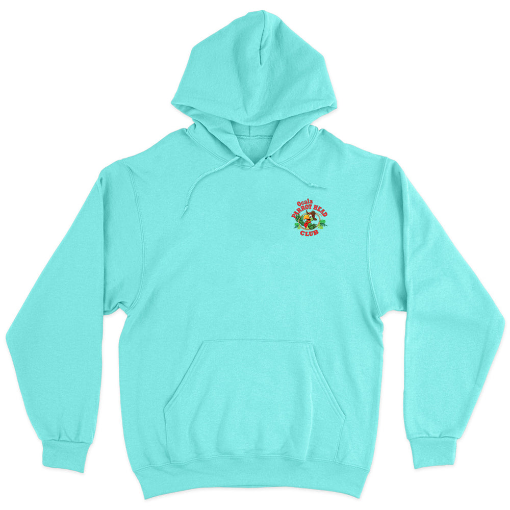 Ocala Parrot Head Club Soft Style Pullover Hoodie Cool Mint