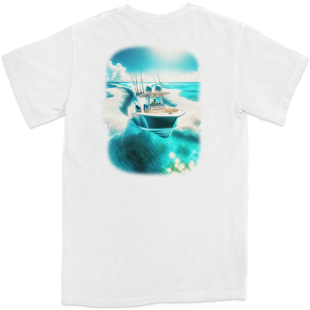Full Throttle Boating T-Shirt White
