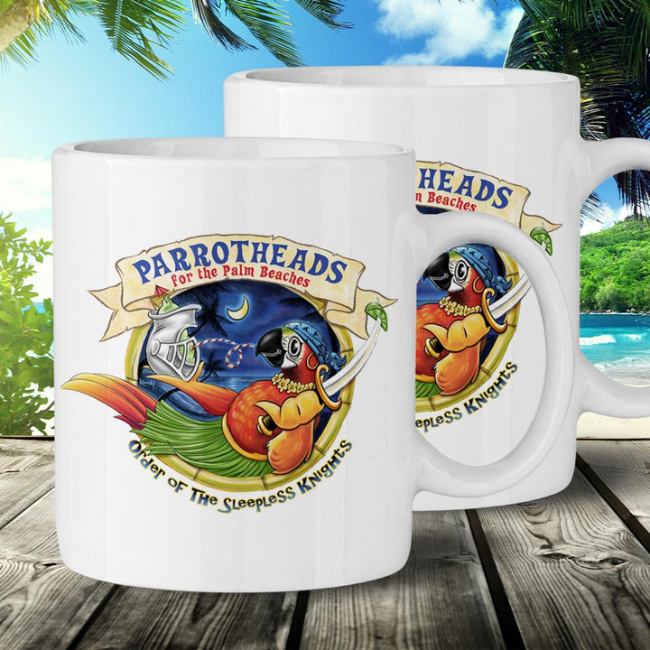 Parrot Heads For The Palm Beaches 11oz Ceramic Mug
