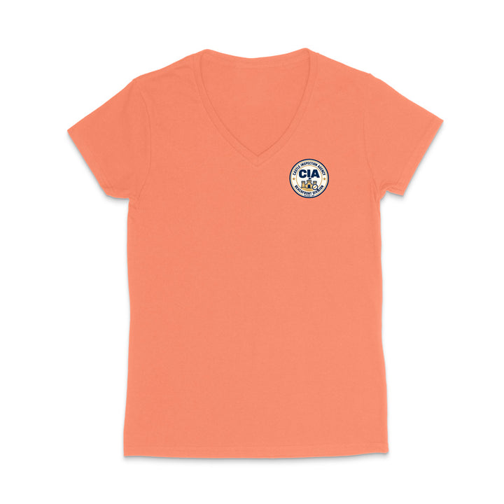 Castle Inspection Agency WOMEN'S V-Neck T-Shirt